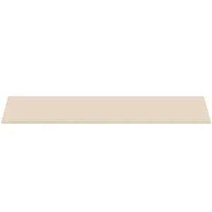 Waschtischplatte i.life B ohne Ausschnitt 1404x506x18mm Weiß matt