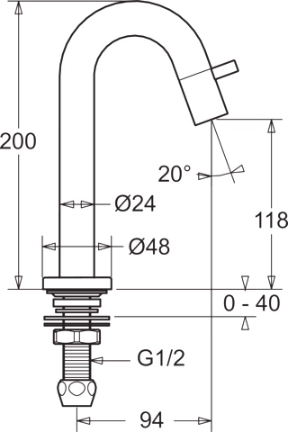 Einhebelmischer Waschtischbatterie NOVA Style 5093 Ausladung 94 mm DN15 Schwarz Einhebelmischer Waschtischbatterie NOVA Style 5093 Ausladung 94 mm DN15 Schwarz