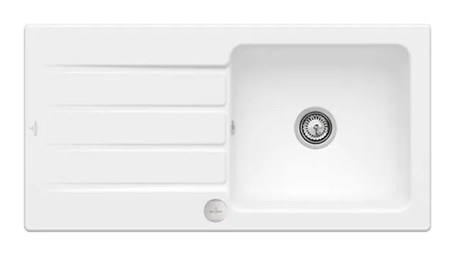 Villeroy & Boch Einbau-Küchenspülbecken „Architectura“ 60 1000 × 510 × 220 mm in Stone White