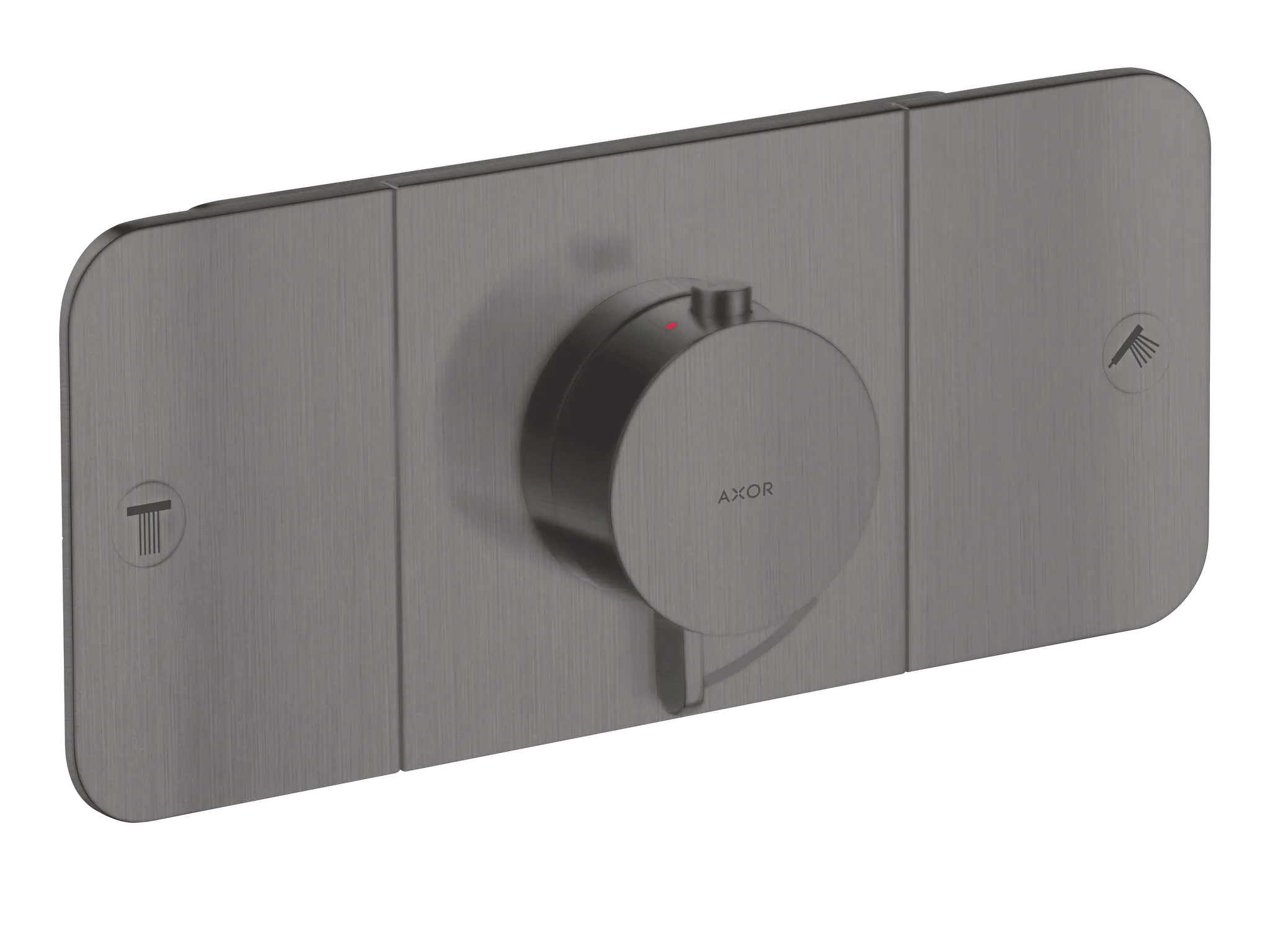 Hansgrohe AXOR One Thermostatmodul Unterputz für 2 Verbraucher Brushed Black Chrome