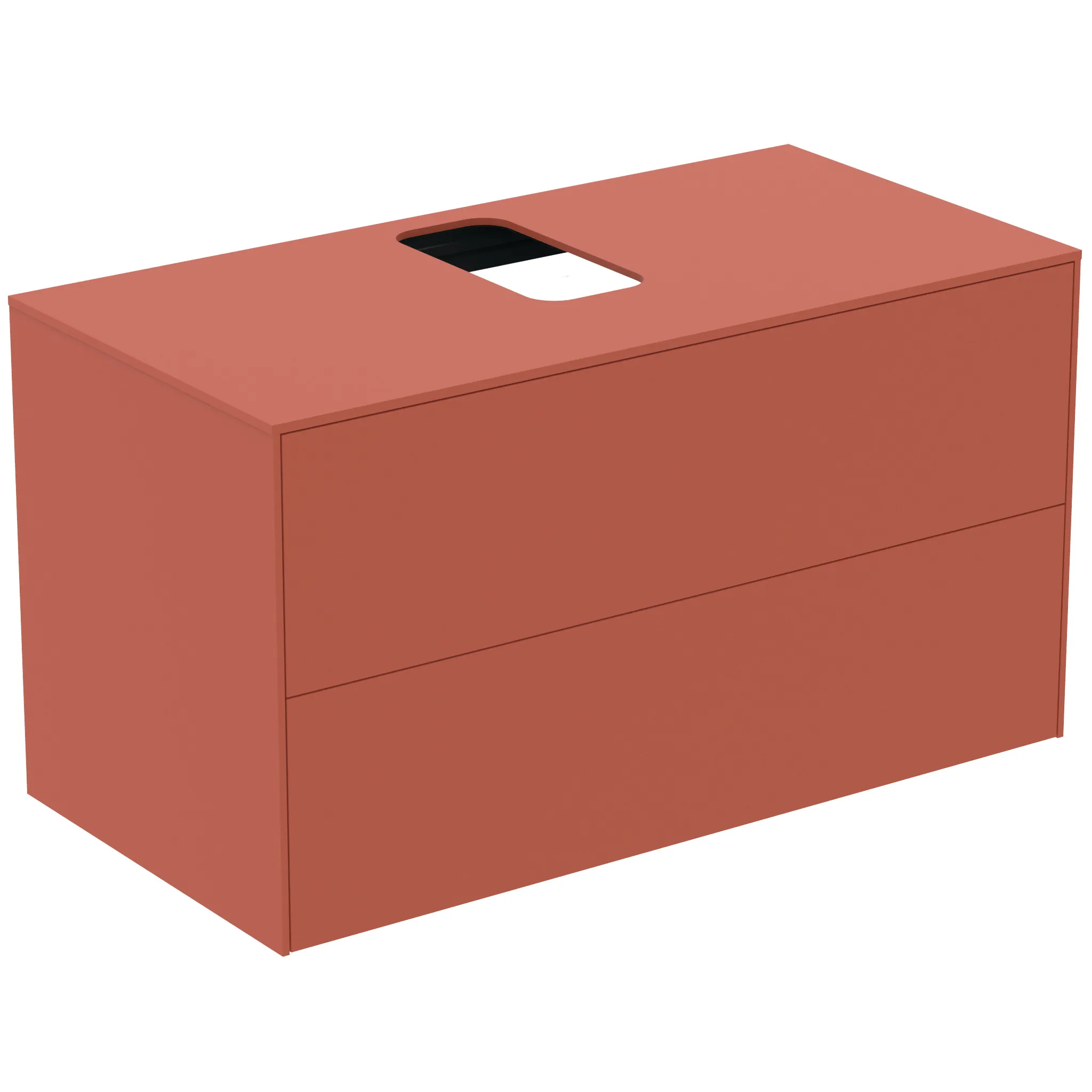 Ideal Standard Waschtischunterschrank „Conca“ 100,2 × 55 × 50,5 cm Sunset matt lackiert Ideal Standard Waschtischunterschrank „Conca“ 100,2 × 55 × 50,5 cm Sunset matt lackiert