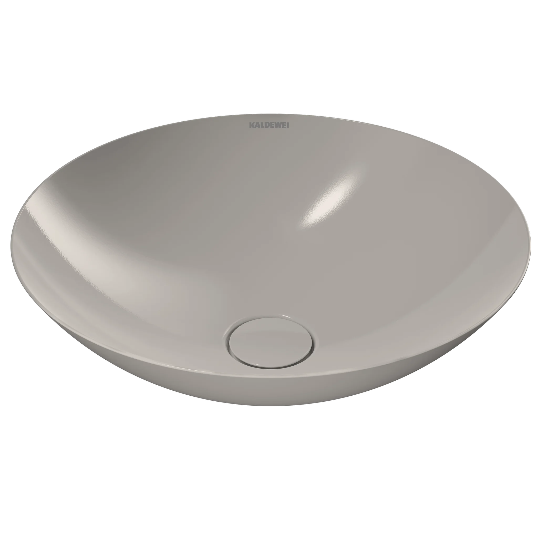 Kaldewei AVELLINO Waschtisch-Schale, 450 mm Durchmesser, Farbe Pergamon, Perl-Effekt, ohne Überlauf