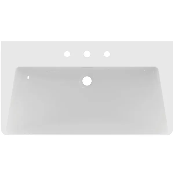 Ideal Standard Möbelwaschtisch La Dolce Vita, 860 mm, weiß (Alpin), 3 Hahnlöcher mit Überlauf, Keramik (Feinfeuerton) Ideal Standard Möbelwaschtisch La Dolce Vita, 860 mm, weiß (Alpin), 3 Hahnlöcher mit Überlauf, Keramik (Feinfeuerton)
