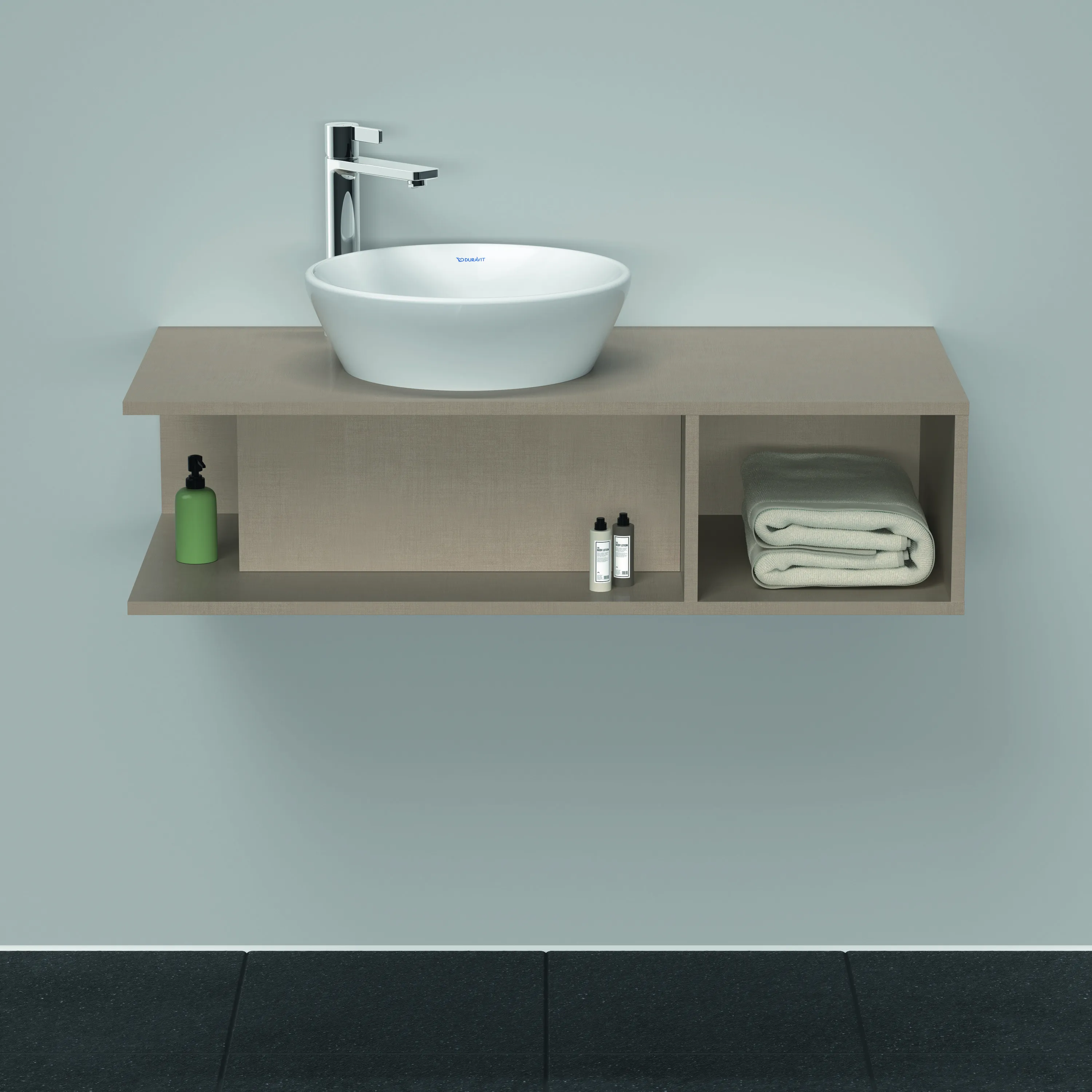 Duravit Waschtischunterschrank wandhängend „D-Neo“ 100 × 26 × 48 cm Leinen Duravit Waschtischunterschrank wandhängend „D-Neo“ 100 × 26 × 48 cm Leinen