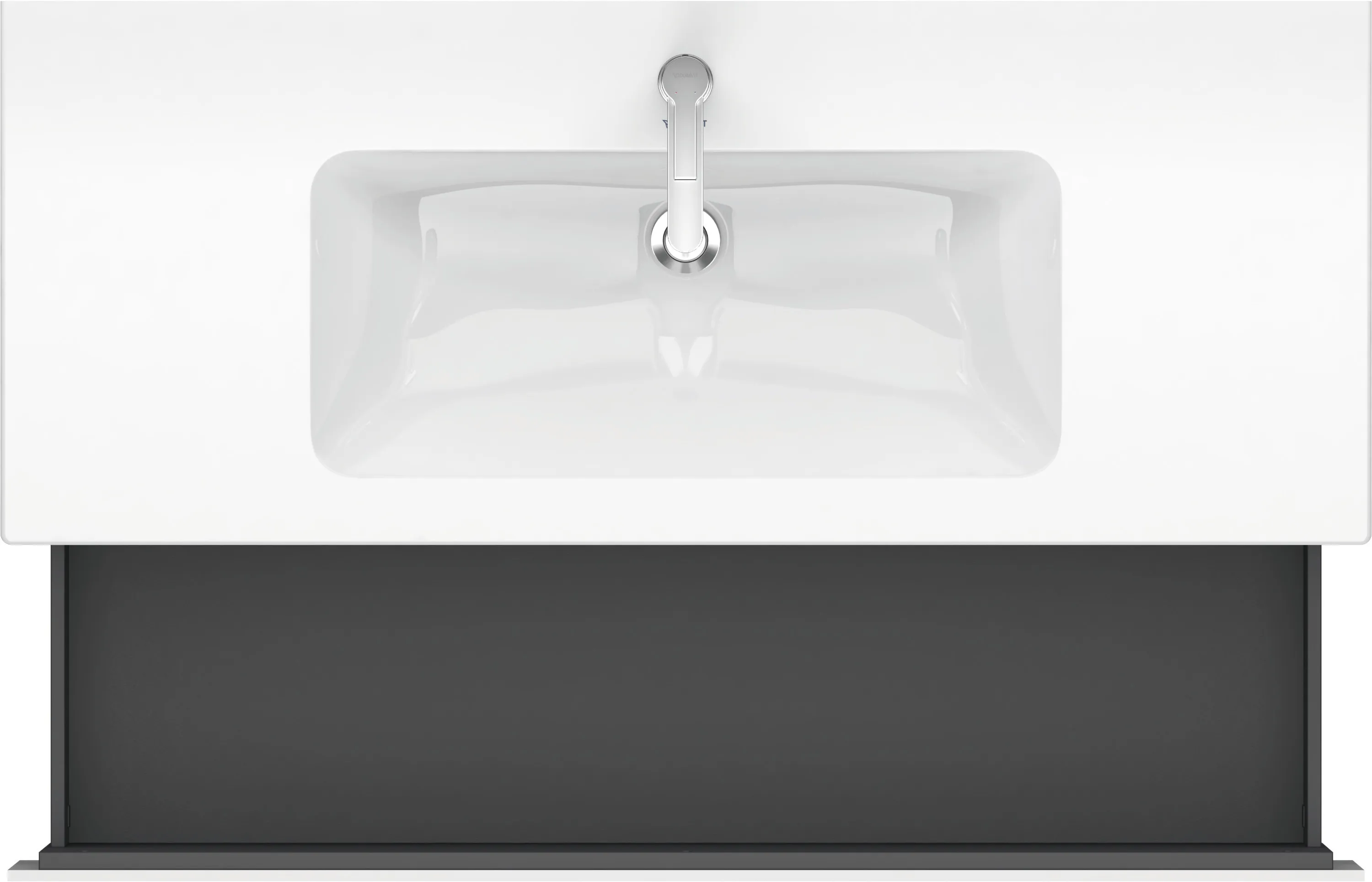 Duravit Waschtischunterschrank wandhängend „L-Cube“ 122 × 40 × 48,1 cm Weiß Matt Duravit Waschtischunterschrank wandhängend „L-Cube“ 122 × 40 × 48,1 cm Weiß Matt