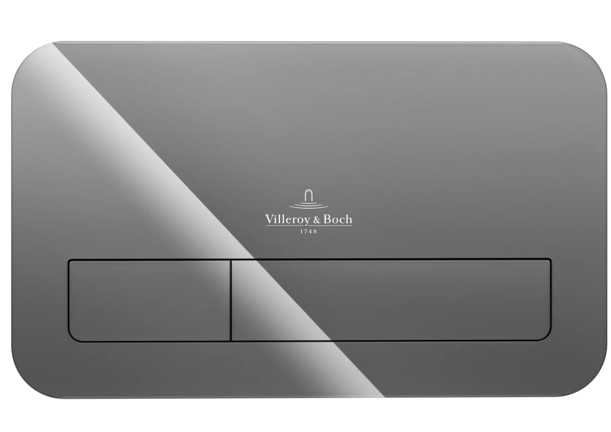 WC-Betätigungsplatte ViConnect Installationssysteme 922400, 179 x 75 x 276 mm, 2-Mengen-Spülung, Glass Glossy Grey WC-Betätigungsplatte ViConnect Installationssysteme 922400, 179 x 75 x 276 mm, 2-Mengen-Spülung, Glass Glossy Grey