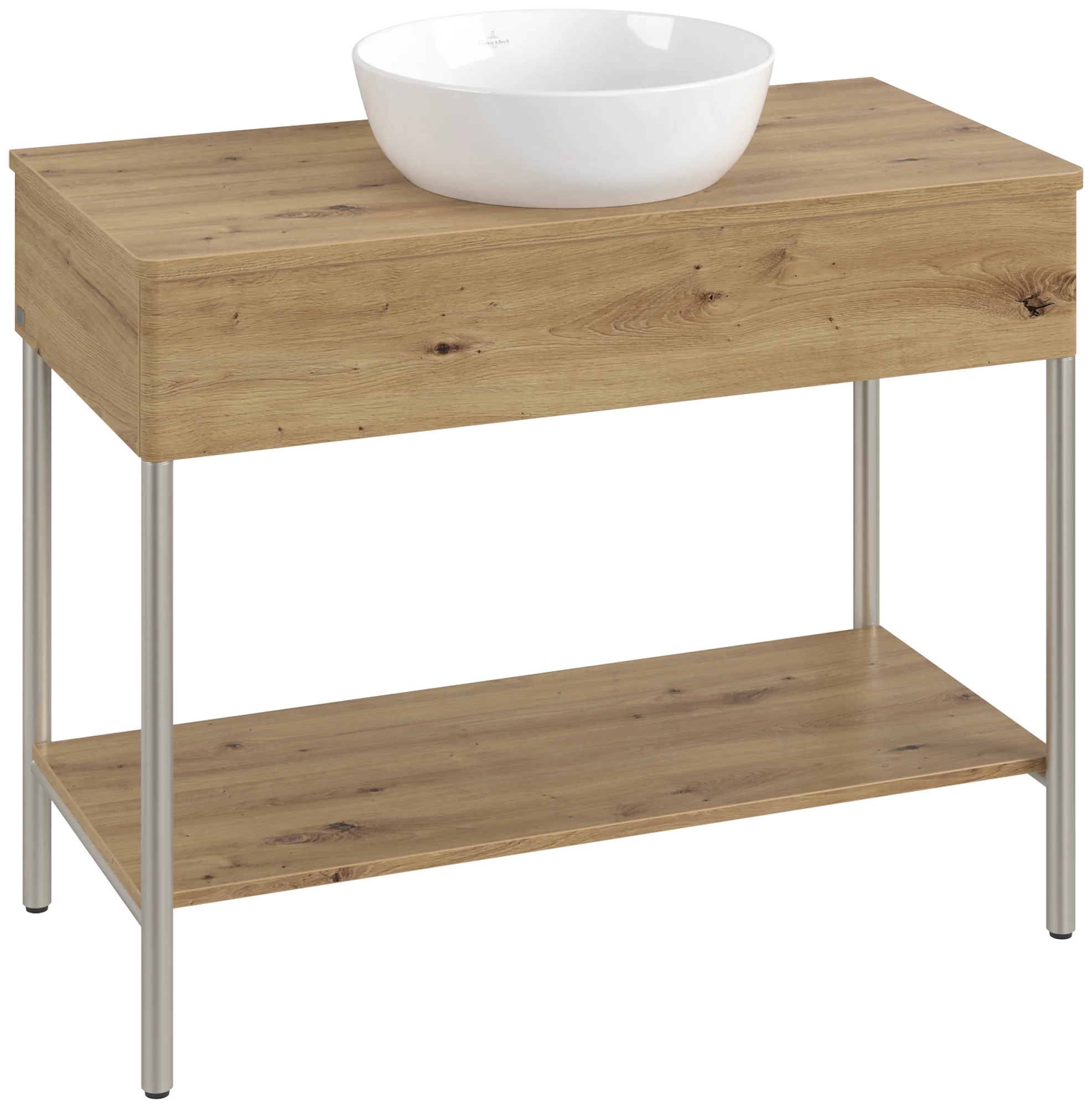 Villeroy & Boch Waschbeckenunterschrank Artis L64010, Eckig Oak Natural Touch, 1000x782x500mm, mit Beleuchtung und Push-to-open Funktion Villeroy & Boch Waschbeckenunterschrank Artis L64010, Eckig Oak Natural Touch, 1000x782x500mm, mit Beleuchtung und Push-to-open Funktion