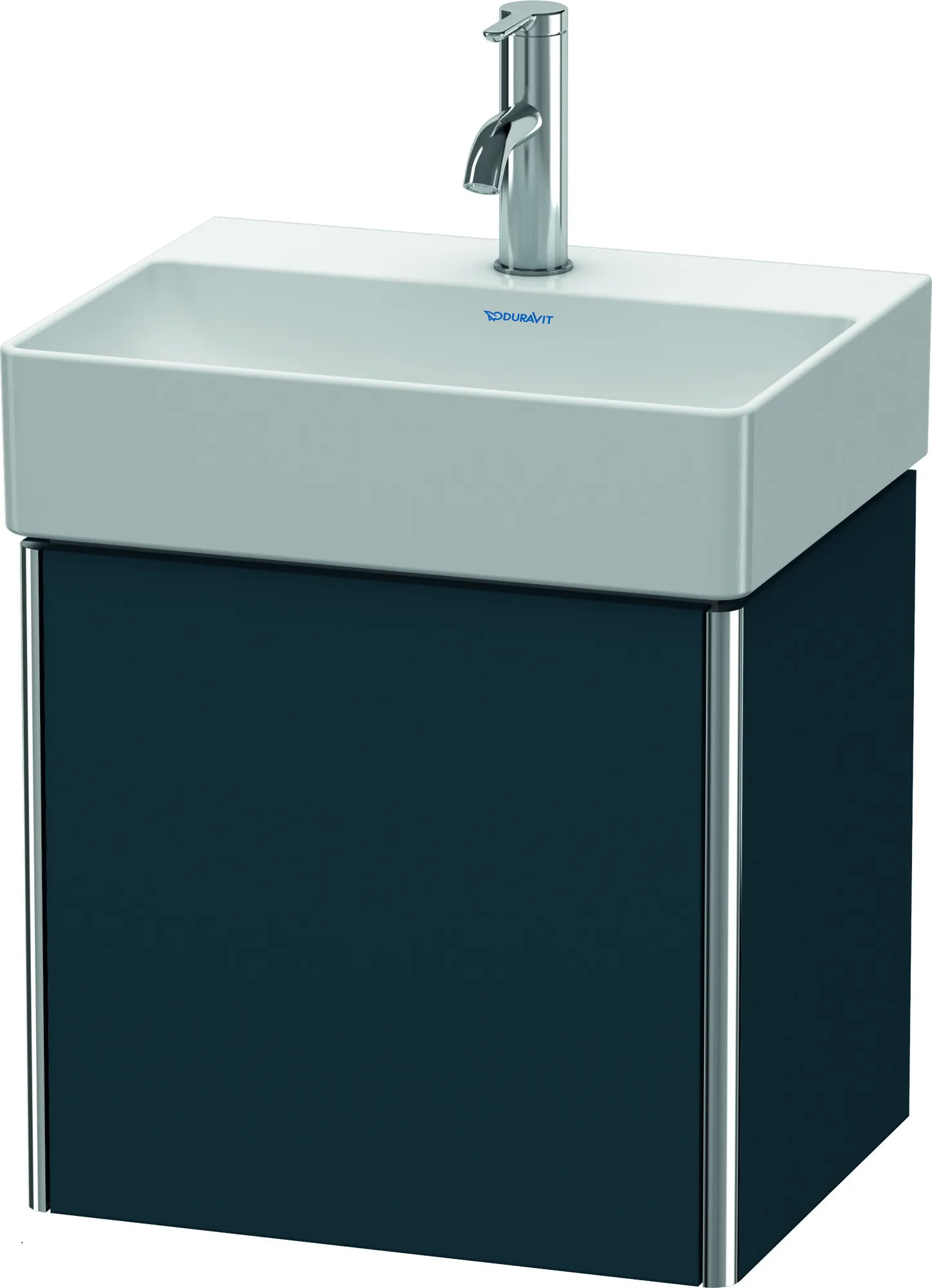 Duravit Waschtischunterschrank wandhängend „XSquare“ 43,4 × 39,7 × 34 cm Nachtblau Seidenmatt