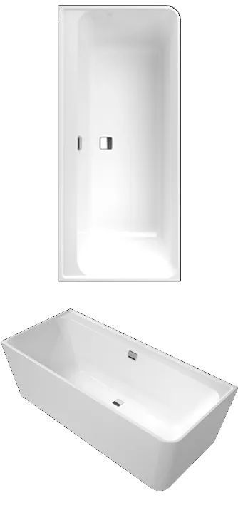 Villeroy & Boch Badewanne „Collaro“ vorwand rechteck 179 × 79 cm, links, Mittelablauf in Weiß Alpin Villeroy & Boch Badewanne „Collaro“ vorwand rechteck 179 × 79 cm, links, Mittelablauf in Weiß Alpin