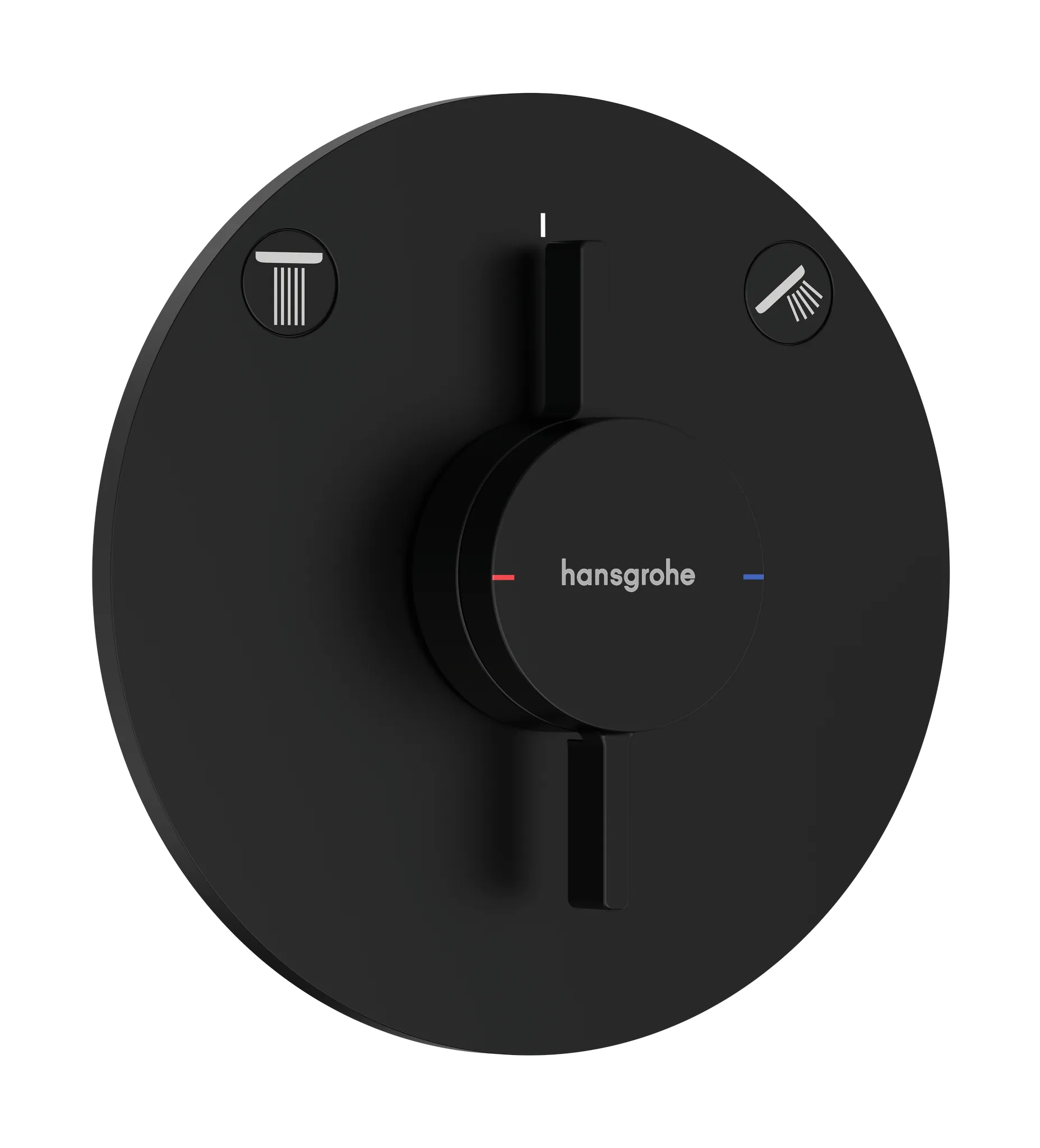 Hansgrohe DuoTurn S Mischer Unterputz für 2 Verbraucher, Mattschwarz Hansgrohe DuoTurn S Mischer Unterputz für 2 Verbraucher, Mattschwarz
