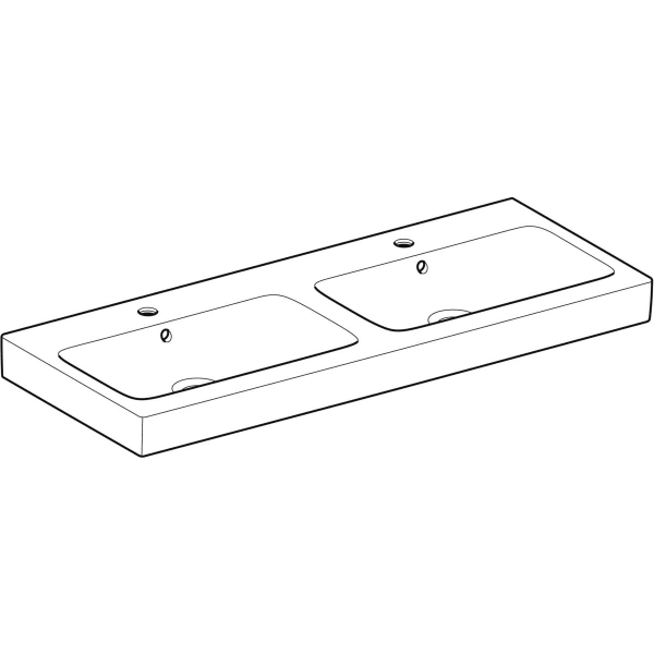 Wandwaschtisch „iCon“, rechteckig 120 × 48,5 cm in weiß alpin Wandwaschtisch „iCon“, rechteckig 120 × 48,5 cm in weiß alpin