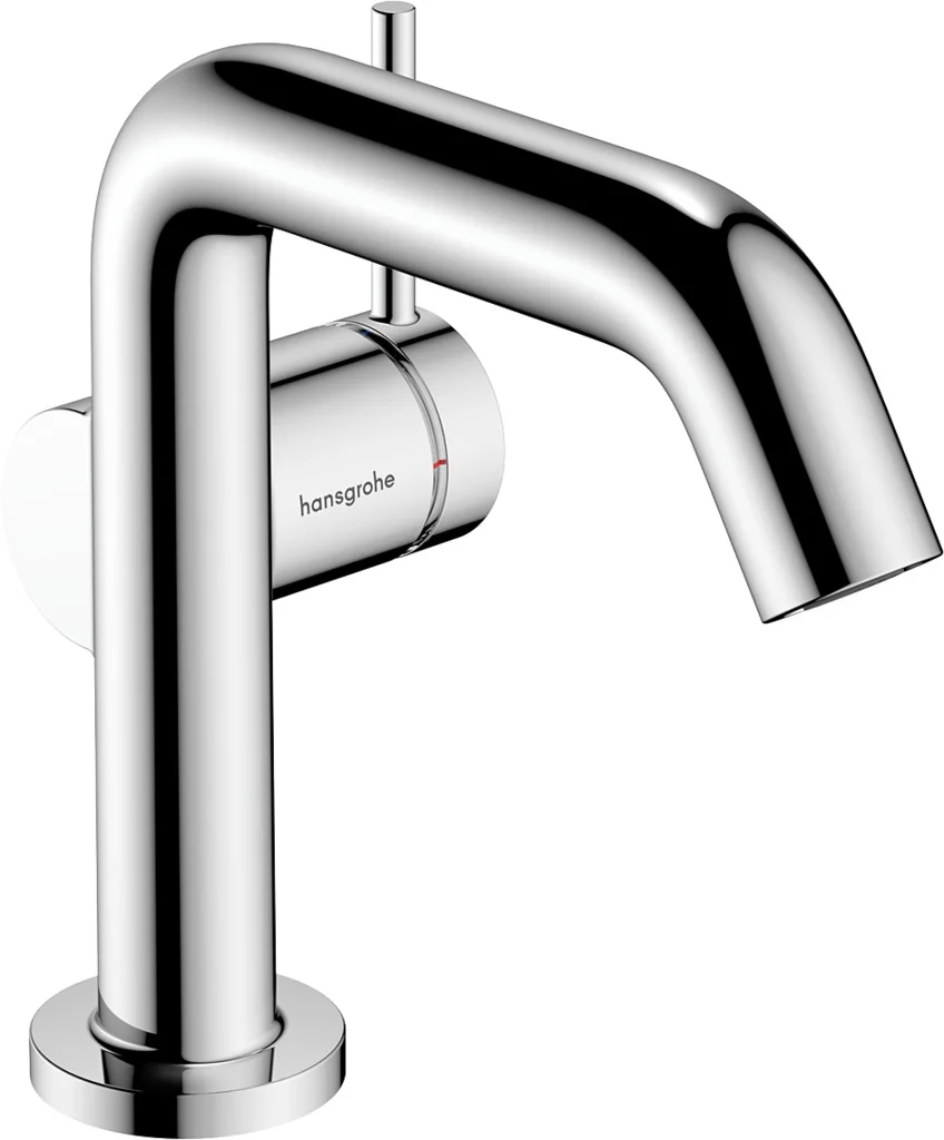 Hansgrohe Tecturis S Einhebel-Waschtischmischer Chrom, ComfortZone 110, Ausladung 130 mm, Auslaufhöhe 112 mm, Hebelgriff, Normalstrahl, max. Durchfluss 4 l/min, Keramikmischsystem, für Durchlauferhitzer geeignet