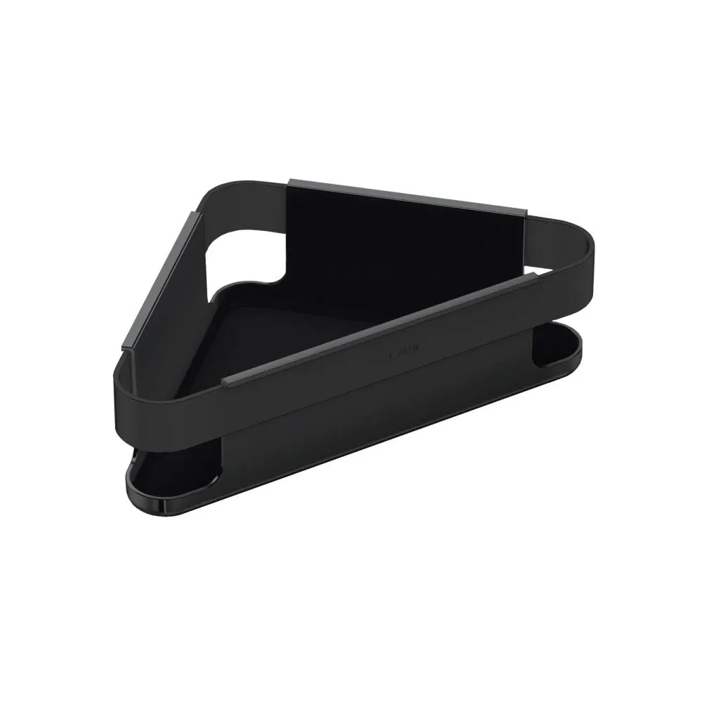 Niara Dusch-Eckwandkorb 38506.1 titanschwarz matt