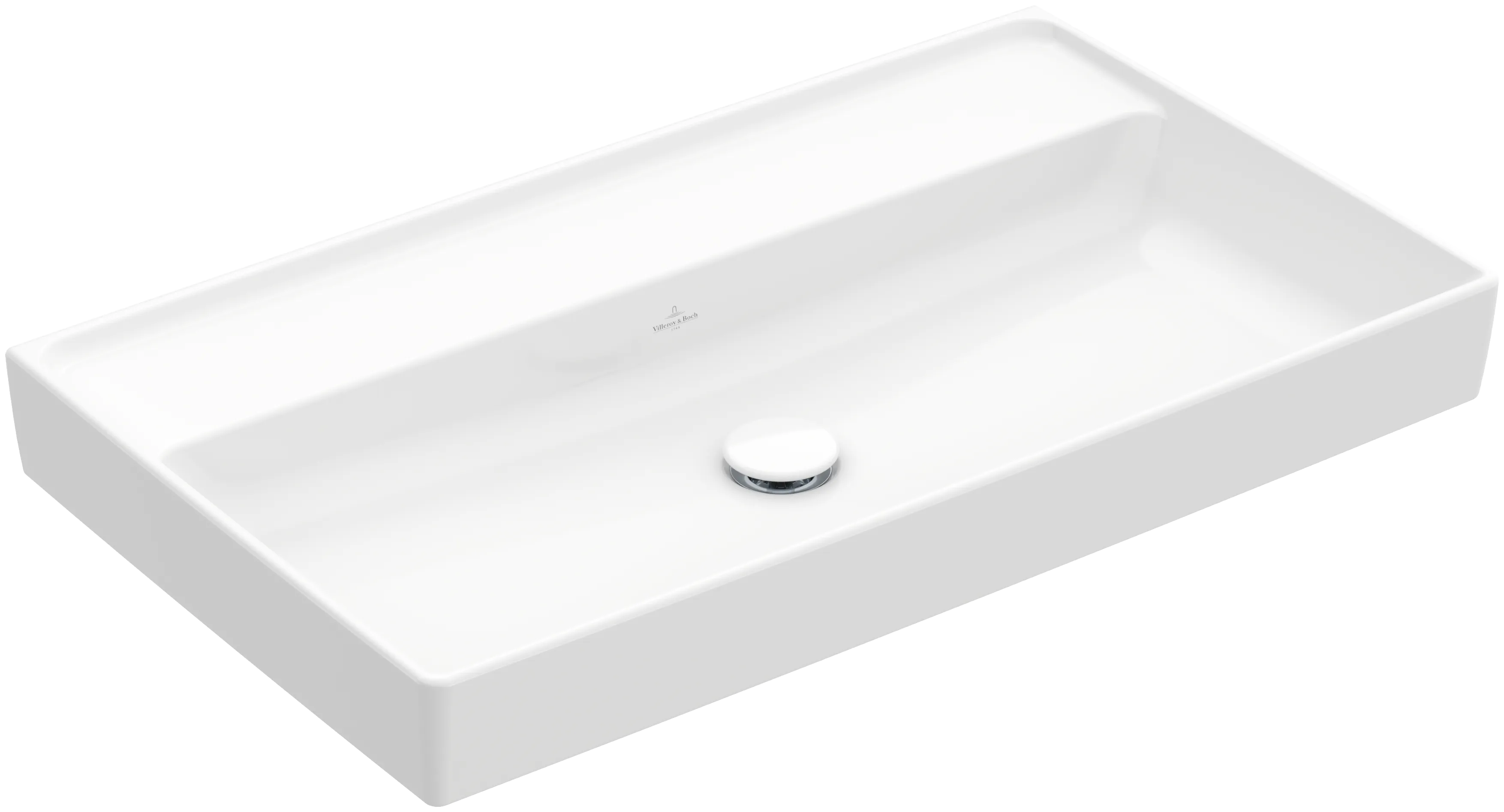Villeroy & Boch Schrankwaschtisch aus TitanCeram „Collaro“ 800 × 465 × 160 mm, ohne Hahnlochbohrung in Weiß Alpin Villeroy & Boch Schrankwaschtisch aus TitanCeram „Collaro“ 800 × 465 × 160 mm, ohne Hahnlochbohrung in Weiß Alpin