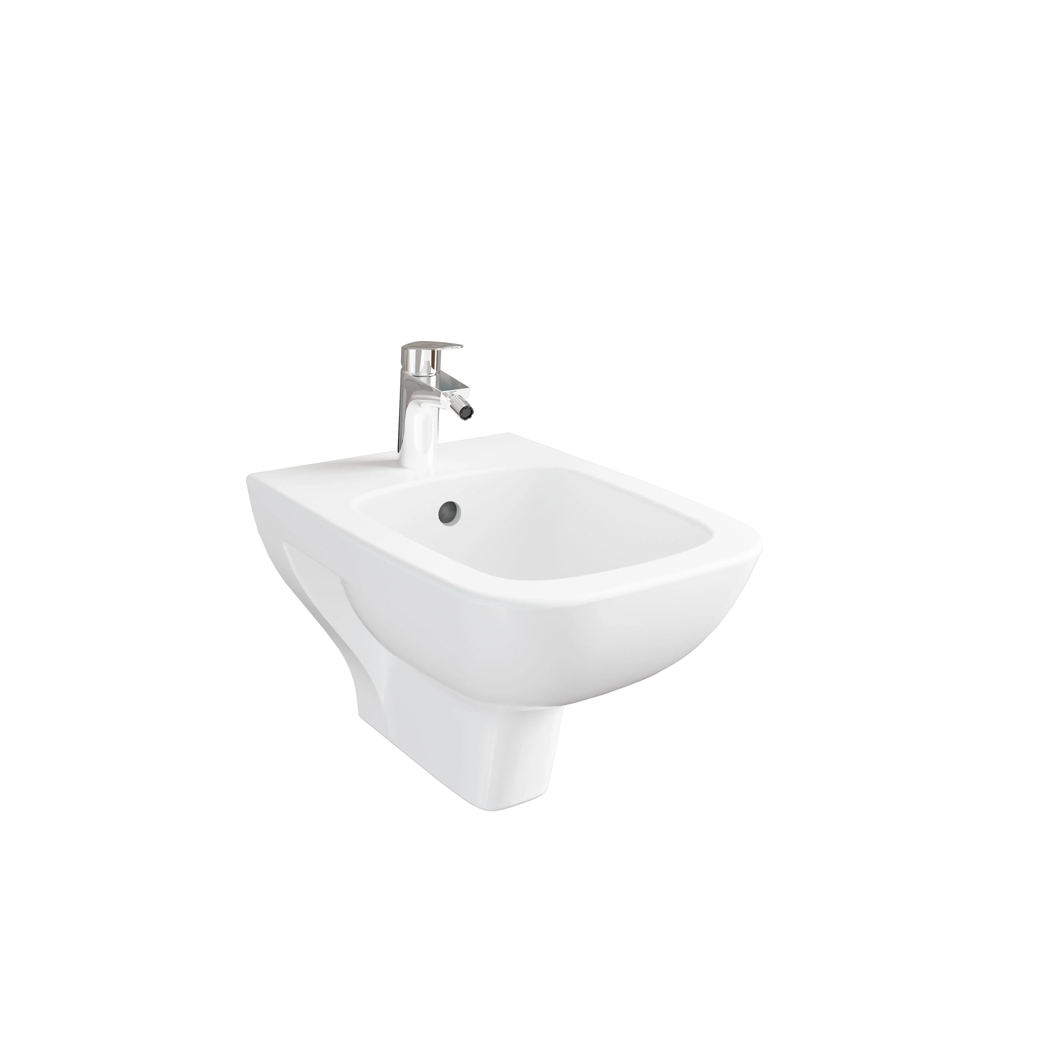 New S20 Square Wand-Bidet 36 x 52 cm (BxT) Weiß Hochglanz New S20 Square Wand-Bidet 36 x 52 cm (BxT) Weiß Hochglanz