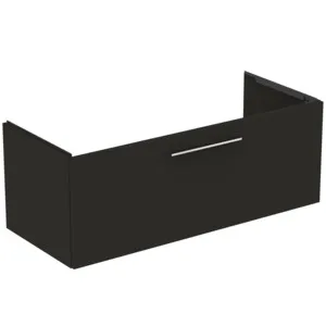 Ideal Standard Möbelwaschtischunterschrank i.life B 1 Auszug 1200x505x440mm Carbongrau matt Ideal Standard Möbelwaschtischunterschrank i.life B 1 Auszug 1200x505x440mm Carbongrau matt