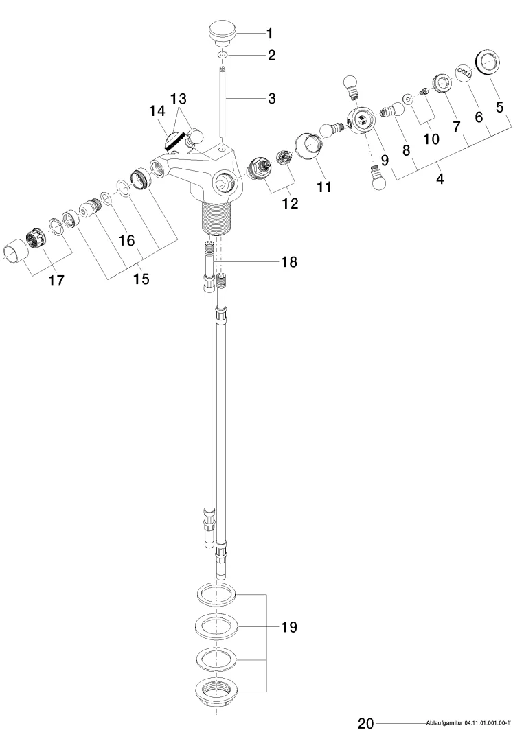 Dornbracht Bidet-Einlochbatterie MADISON Dark Bronze gebürstet PVD, Ausladung 125 mm, Armaturenhöhe 88 mm, Bohrungsdurchmesser 35 mm Dornbracht Bidet-Einlochbatterie MADISON Dark Bronze gebürstet PVD, Ausladung 125 mm, Armaturenhöhe 88 mm, Bohrungsdurchmesser 35 mm