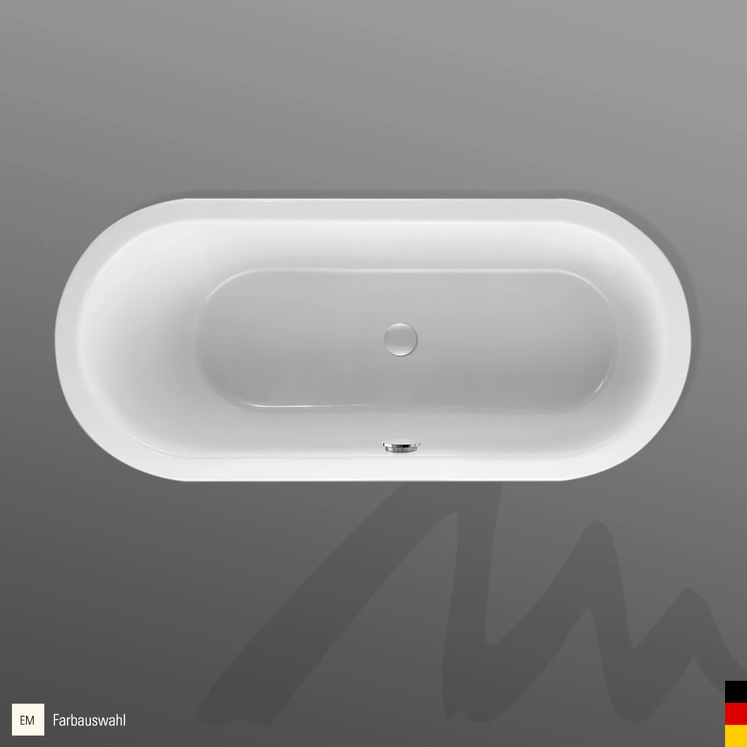 Mauersberger Acryl-Badewanne crispa 180⁄80 uno 1800x800x475, Farbgruppe: 3 Mauersberger Acryl-Badewanne crispa 180⁄80 uno 1800x800x475, Farbgruppe: 3