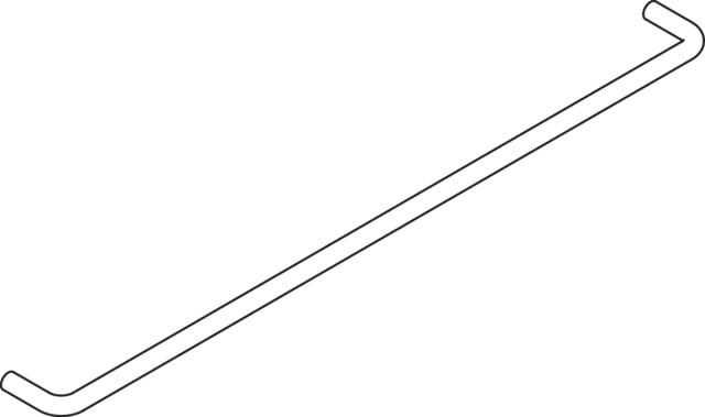 Badetuchhalter, Edelstahl, PVD beschichtet, Achsmaß 800 mm, Tiefe 75 mm, Durchmesser 18 mm, in Farbe CK (Messing glänzend) Badetuchhalter, Edelstahl, PVD beschichtet, Achsmaß 800 mm, Tiefe 75 mm, Durchmesser 18 mm, in Farbe CK (Messing glänzend)