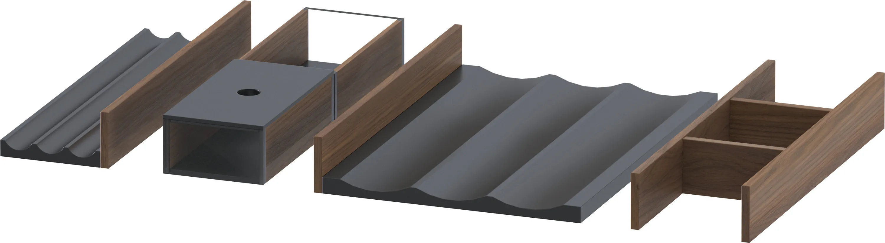 Duravit Einrichtungssystem Set 57,9 cm in / / Duravit Einrichtungssystem Set 57,9 cm in / /