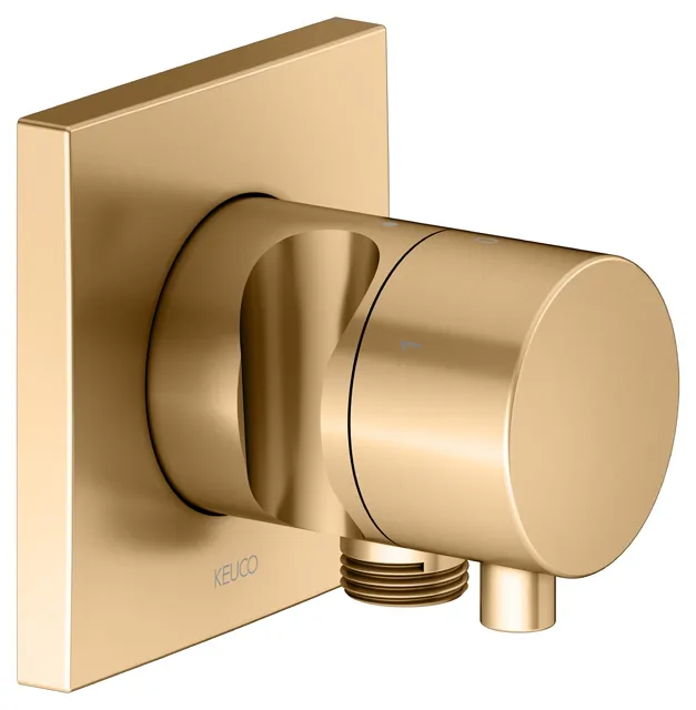 IXMO 3-Wege Ab- u. Umstellventil UP IXMO Comfort, eckig Messing gebürstet IXMO 3-Wege Ab- u. Umstellventil UP IXMO Comfort, eckig Messing gebürstet