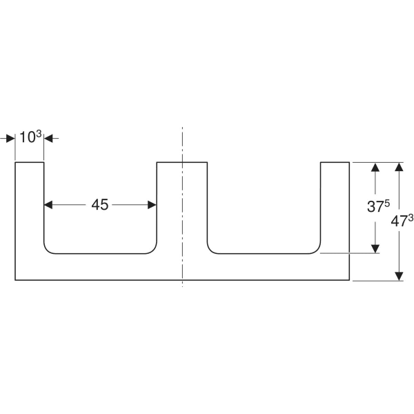 Geberit Zubehör/Ersatzteile für Badezimmerzubehör „ONE“ Geberit Zubehör/Ersatzteile für Badezimmerzubehör „ONE“