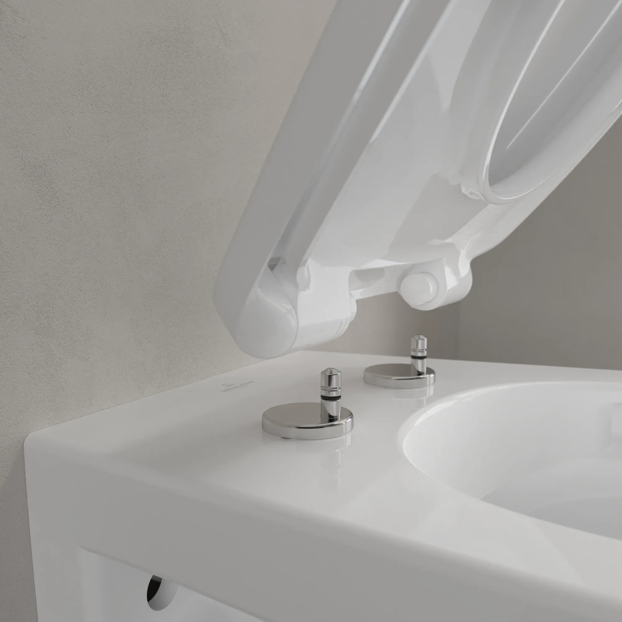 Tiefspül-WC spülrandlos O.novo 7682R0, 360 x 540 x 356 mm, Oval, Abgang waagerecht, Weiß Alpin Tiefspül-WC spülrandlos O.novo 7682R0, 360 x 540 x 356 mm, Oval, Abgang waagerecht, Weiß Alpin