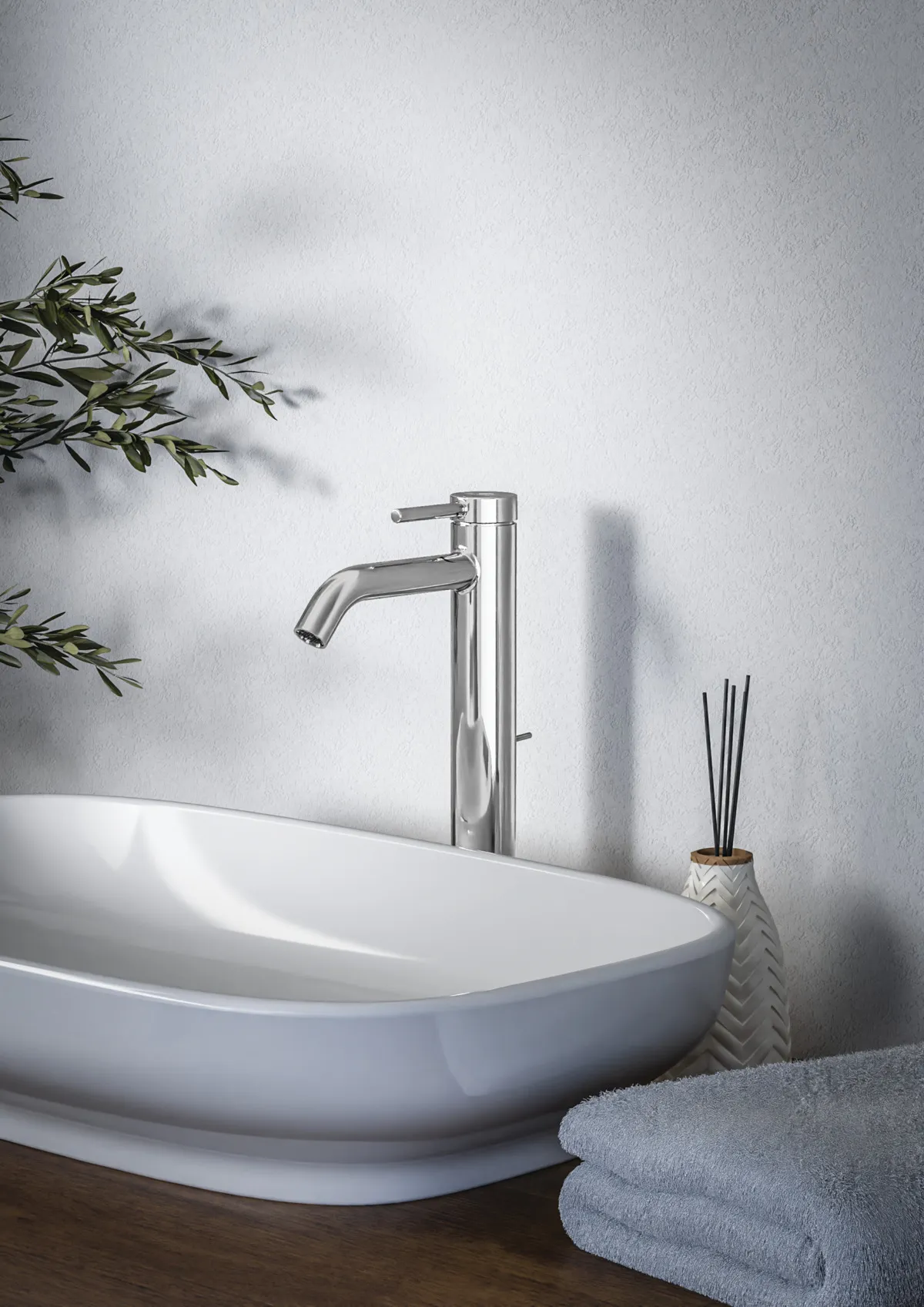 Ideal Standard Waschtischarmatur Ceraline Nuovo Ausladung 135mm verlängerter Sockel mit Ablaufgarnitur BlueStart Chrom Ideal Standard Waschtischarmatur Ceraline Nuovo Ausladung 135mm verlängerter Sockel mit Ablaufgarnitur BlueStart Chrom