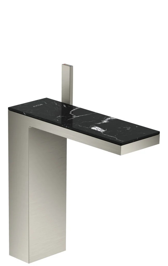 Hansgrohe AXOR MyEdition Platte 245 mm Marmor Nero Marquina abnehmbar