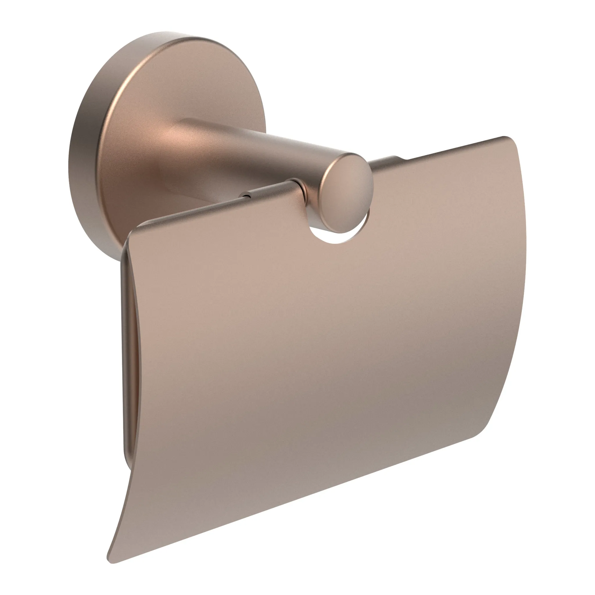 Niara Toilettenpapierhalter 38406.2 mit Abdeckung, rosegold gebürstet