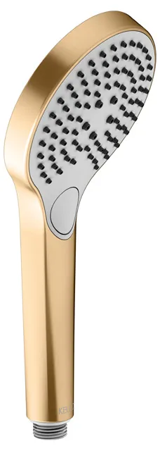 KEUCO IXMO Handbrause mit 3 Strahlarten, Messing gebürstet KEUCO IXMO Handbrause mit 3 Strahlarten, Messing gebürstet