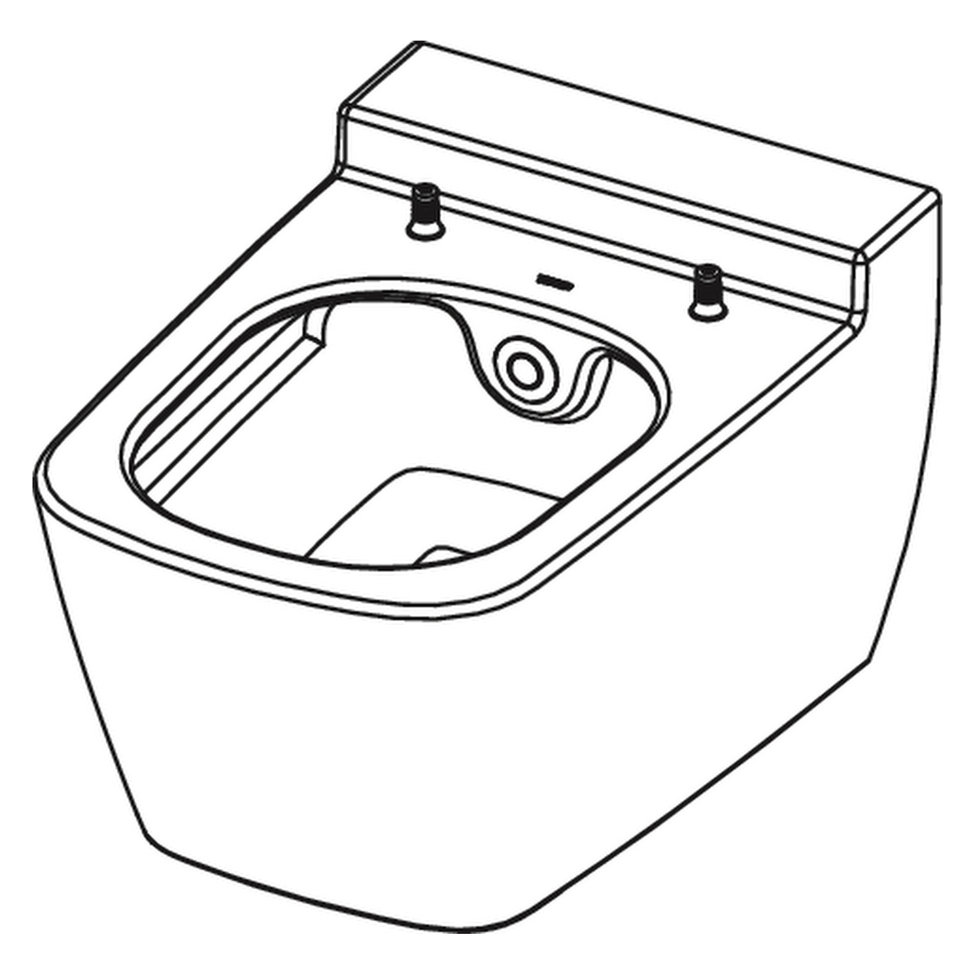 TECEone Dusch-Toilette für Kaltwasser