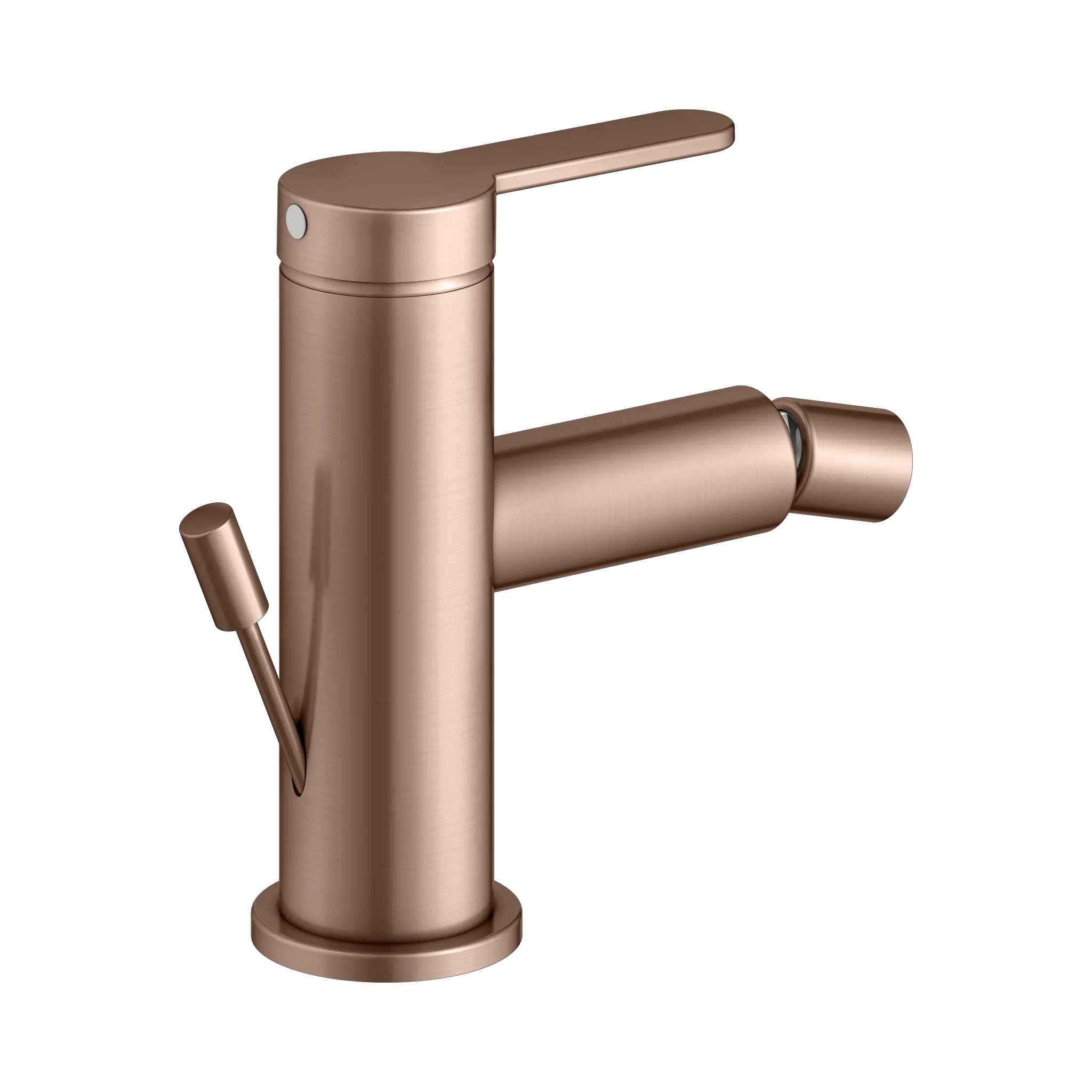 IXMO Einhebel-Bidetmischer IXMO Flat, Rosette rund Rotgold gebürstet IXMO Einhebel-Bidetmischer IXMO Flat, Rosette rund Rotgold gebürstet