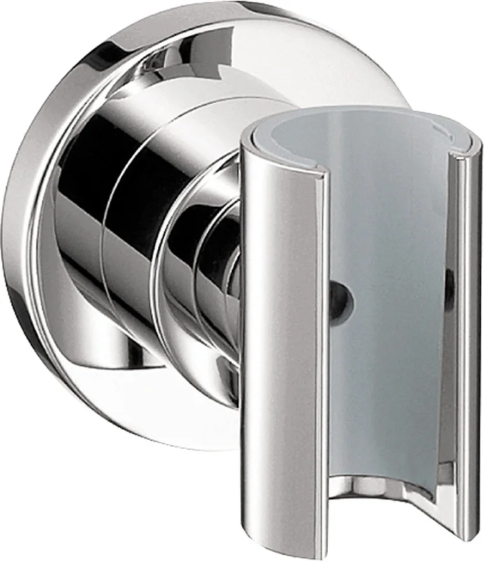 Hansgrohe AXOR Citterio Brausenhalter rund, Chrom, 60 x 60 x 65 mm, konische Aufnahme für Schläuche mit konischer Mutter