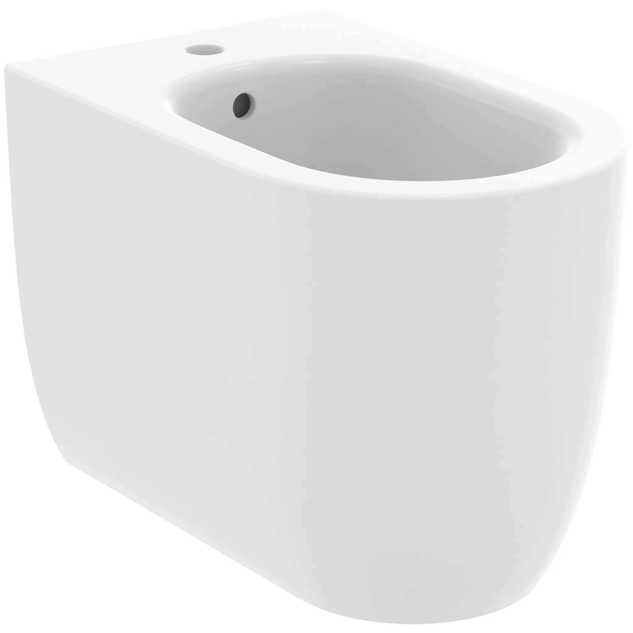 Ideal Standard Bidet „BlendCurve“, Befestigung verdeckt 35,5 × 56 × 40 cm in Seidenweiß Ideal Standard Bidet „BlendCurve“, Befestigung verdeckt 35,5 × 56 × 40 cm in Seidenweiß