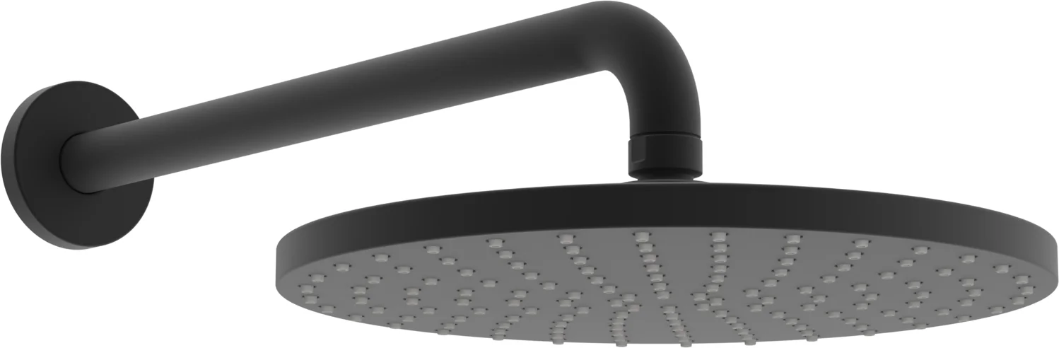 HansaVIVA Kopfbrause, d 250 mm HansaVIVA 4426 Matt-Schwarz Farbe: Matt-Schwarz
