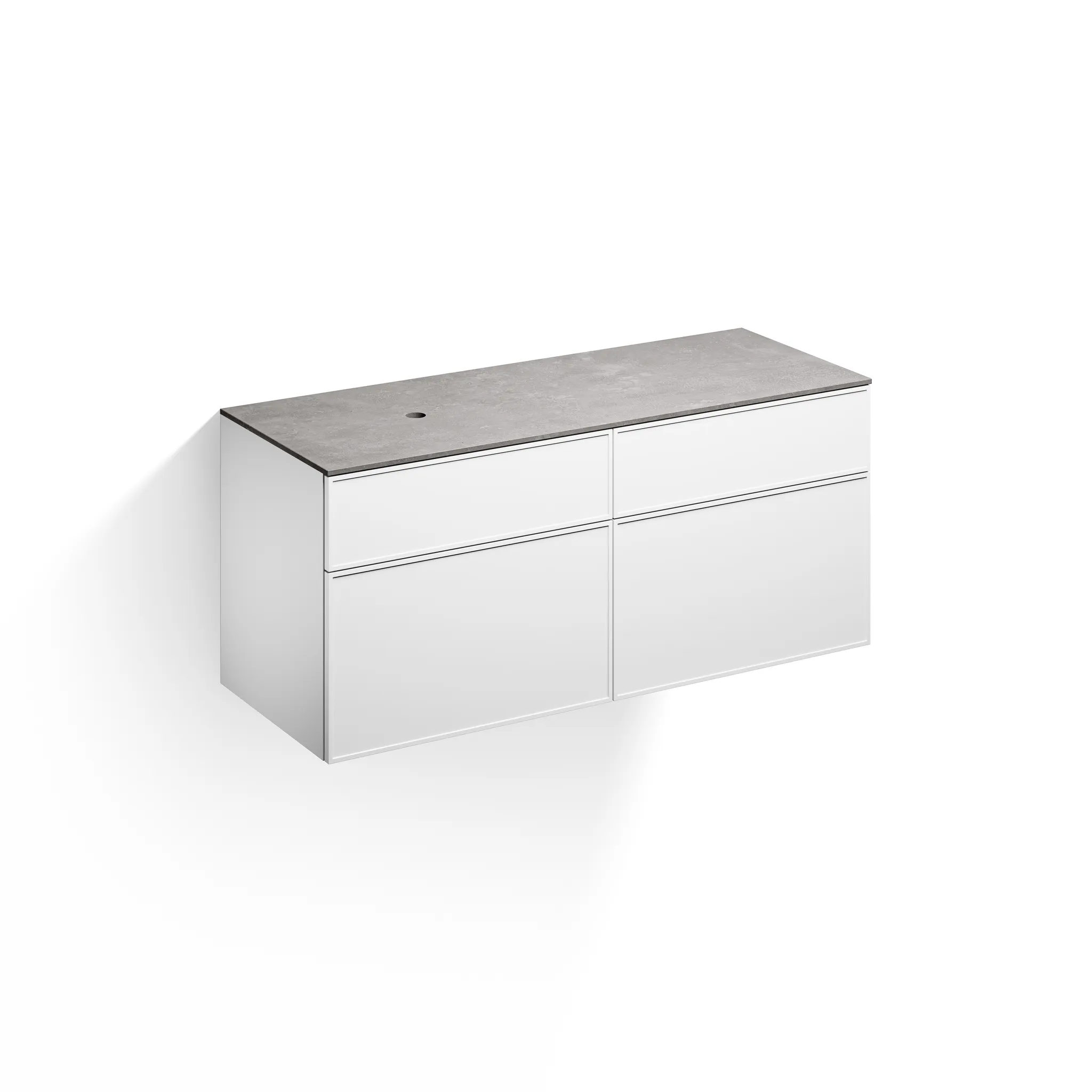 Alape Möbelmodul Arkta 1400x600 NY silk/Weiß