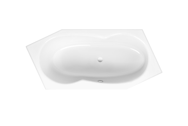 Bette sechseck Badewanne „BetteMetric“ 206 × 90 cm in Weiß, 