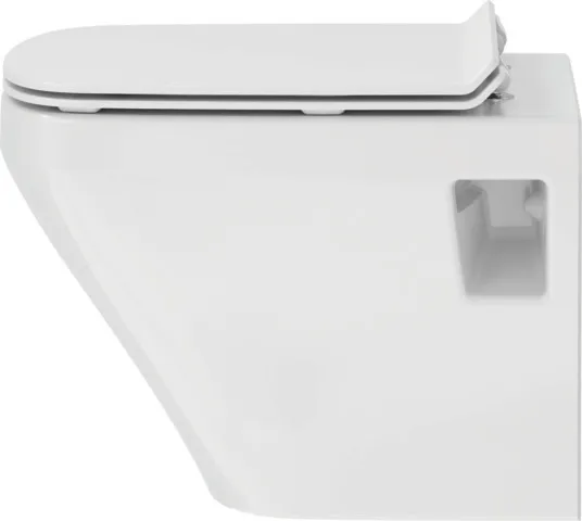 Duravit Wand-Tiefspül-WC Compact inkl. WC-Sitz „DuraStyle“ 37 × 48 × 39,8 cm, Befestigung sichtbar Duravit Wand-Tiefspül-WC Compact inkl. WC-Sitz „DuraStyle“ 37 × 48 × 39,8 cm, Befestigung sichtbar