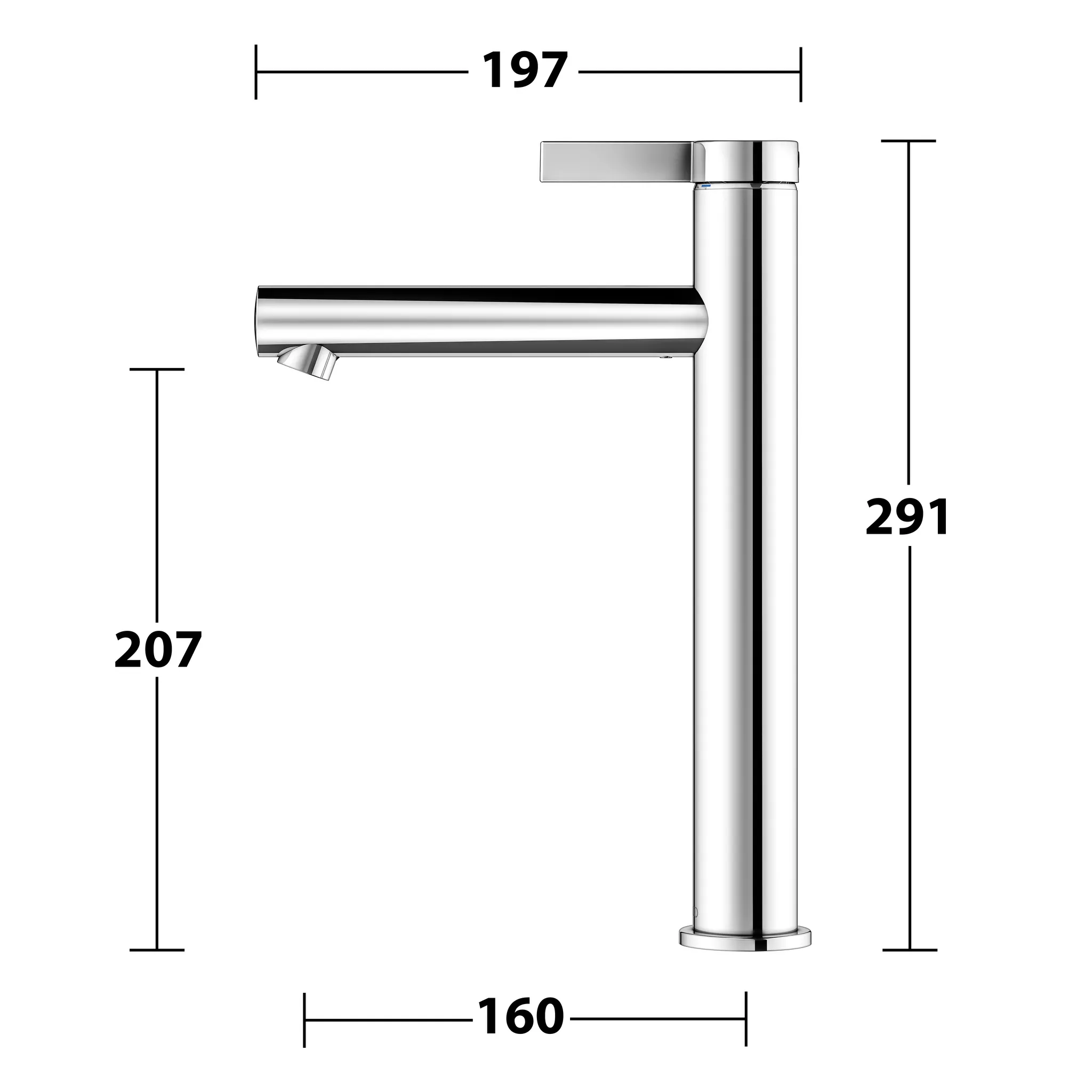 IXMO 59510011100 Einhebel-Waschtischmischer 210 ohne Zugstangen-Ablaufgarnitur IXMO Pure, Rosette rund/eckig verchromt IXMO 59510011100 Einhebel-Waschtischmischer 210 ohne Zugstangen-Ablaufgarnitur IXMO Pure, Rosette rund/eckig verchromt