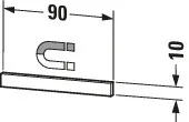 Duravit Magnetleiste