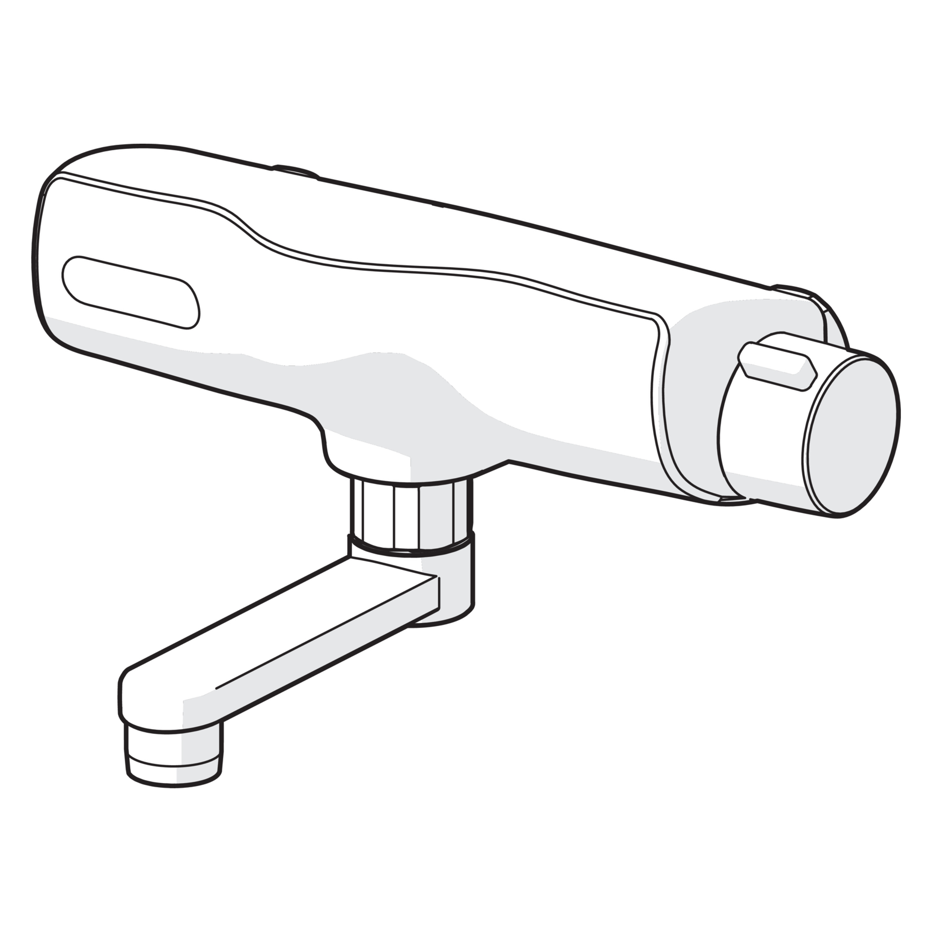 HansaELECTRA Waschtischbatterie HansaELECTRA 6446 6 V Ausladung 100 mm DN15 Chrom HansaELECTRA Waschtischbatterie HansaELECTRA 6446 6 V Ausladung 100 mm DN15 Chrom