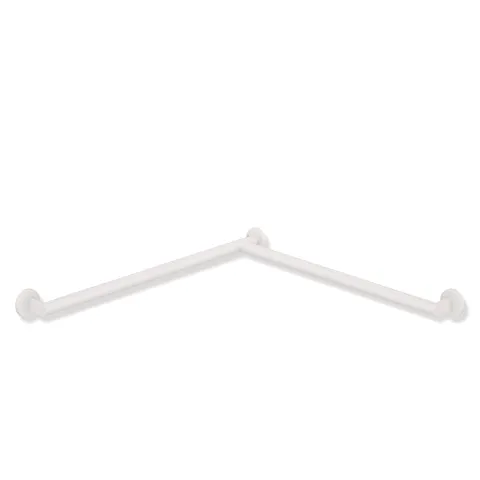 HEWI Haltegriff Ausführung rechts „System 900“ in Signalweiß matt, Befestigung verdeckt HEWI Haltegriff Ausführung rechts „System 900“ in Signalweiß matt, Befestigung verdeckt