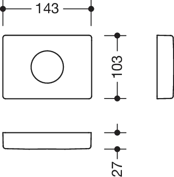 HEWI Hygienebeutelspender „Serie 477“ 14,3 cm HEWI Hygienebeutelspender „Serie 477“ 14,3 cm
