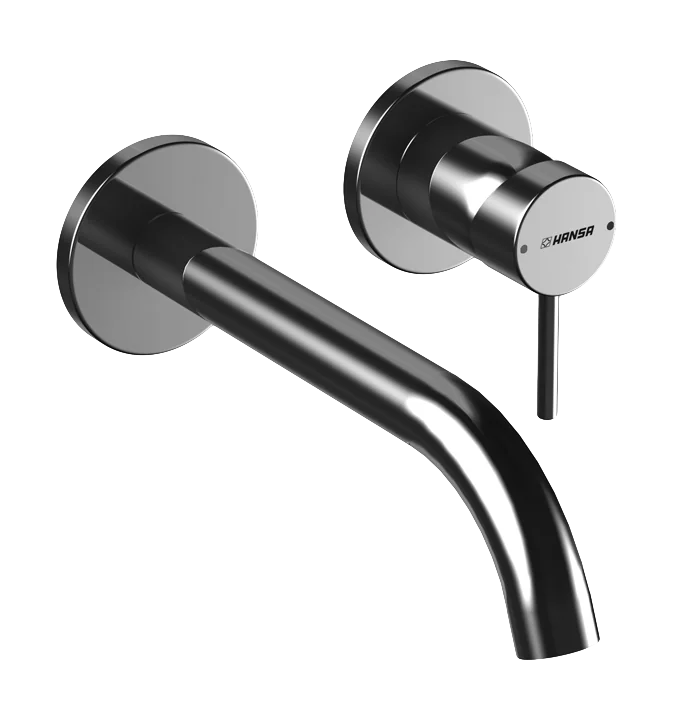 HansaPUBLIC Waschtischarmatur Hansastela 2021, Einhebelmischer Fertigmontageset für Waschtischbatterie 5794 Rosette rund Ausladung 225 mm Chrom HansaPUBLIC Waschtischarmatur Hansastela 2021, Einhebelmischer Fertigmontageset für Waschtischbatterie 5794 Rosette rund Ausladung 225 mm Chrom