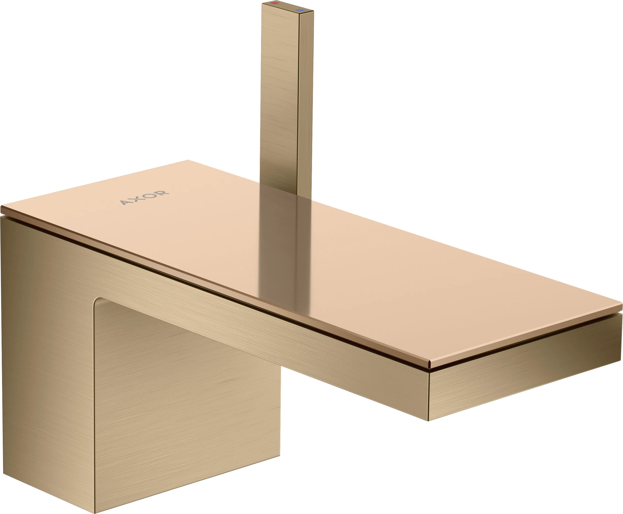 Hansgrohe AXOR MyEdition Platte 200 mm Metall Brushed Red Gold abnehmbar