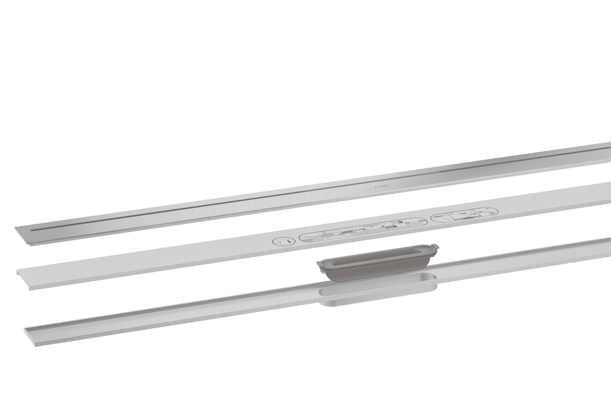 Hansgrohe AXOR Drain Fertigset Duschrinne 1200, Chrom Hansgrohe AXOR Drain Fertigset Duschrinne 1200, Chrom