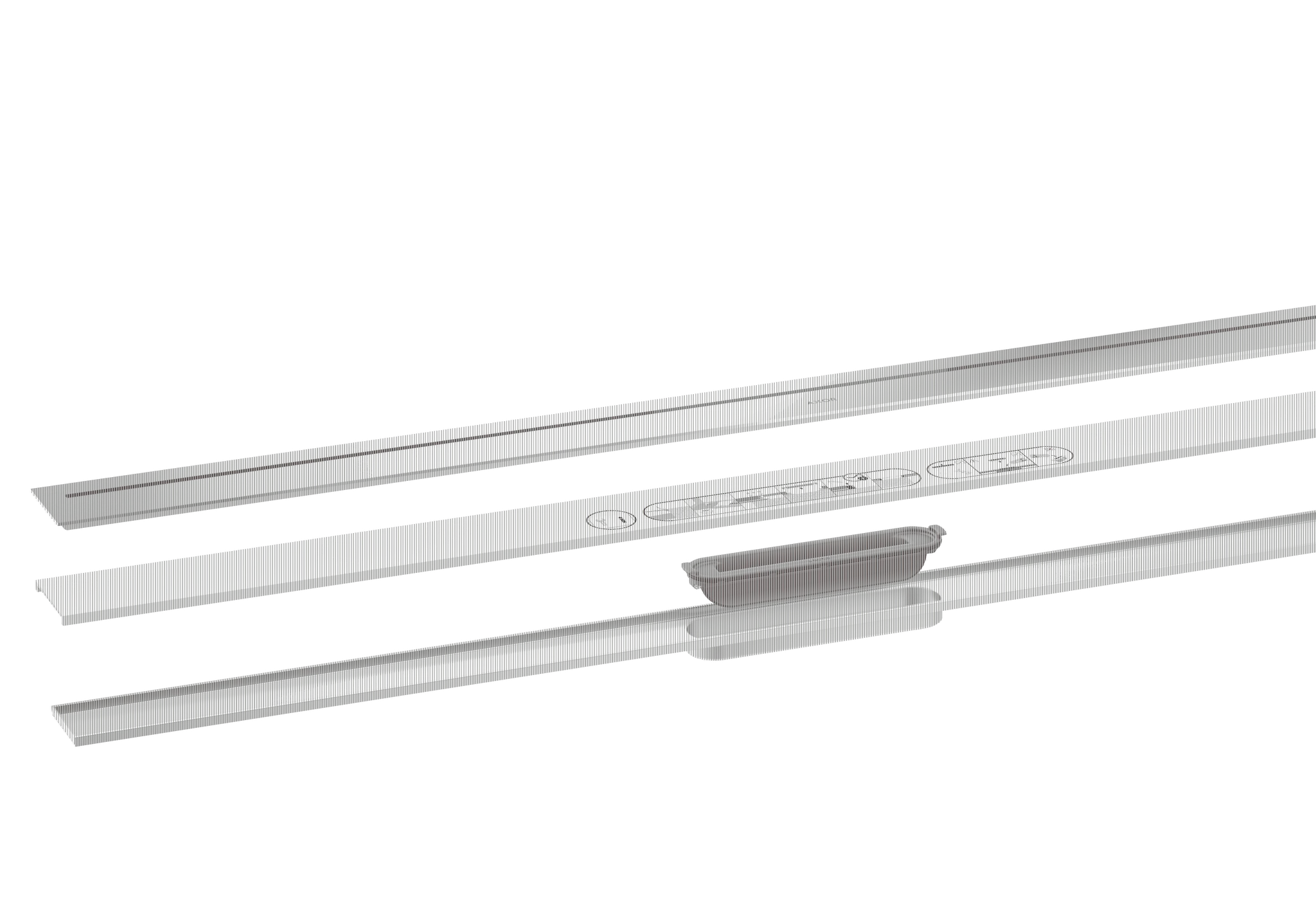 Hansgrohe AXOR Drain Fertigset Duschrinne 1200, Chrom Hansgrohe AXOR Drain Fertigset Duschrinne 1200, Chrom