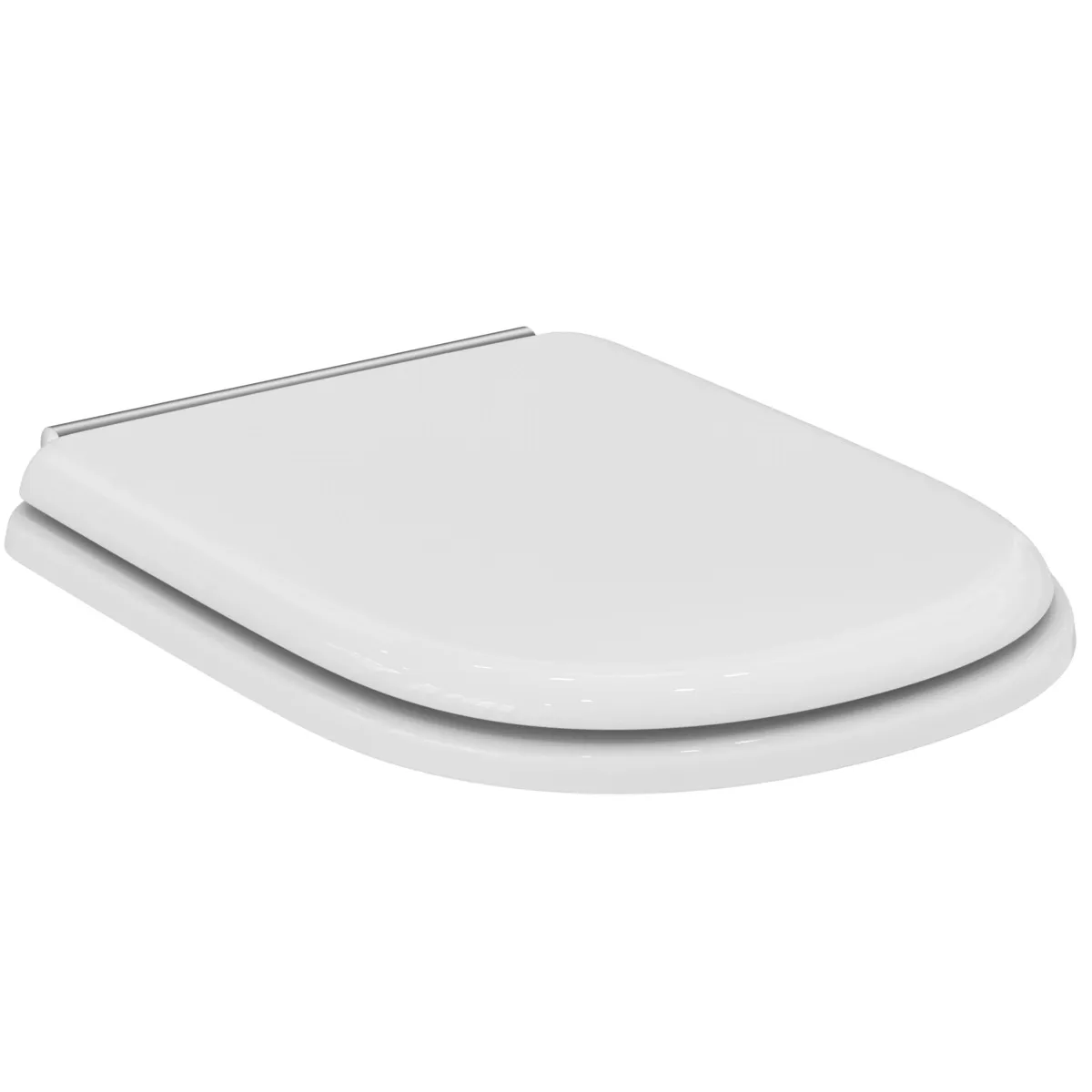 Ideal Standard WC-Sitz Calla, weiß, Sandwich-Konstruktion mit Holzkern, Maße: 345 x 420 mm
