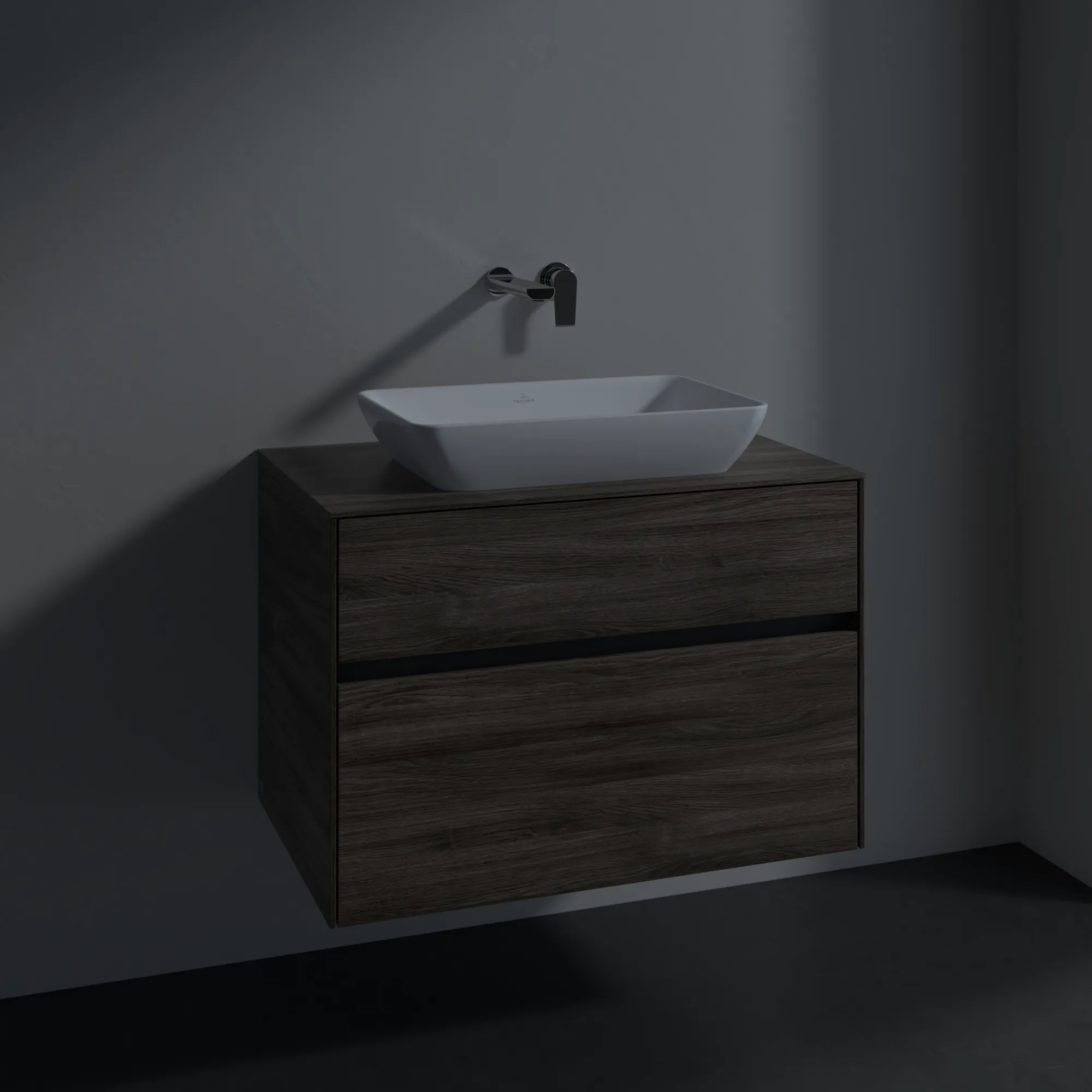 Villeroy & Boch Collaro Waschbeckenunterschrank C10800, 800x548x500mm, Stone Oak Villeroy & Boch Collaro Waschbeckenunterschrank C10800, 800x548x500mm, Stone Oak